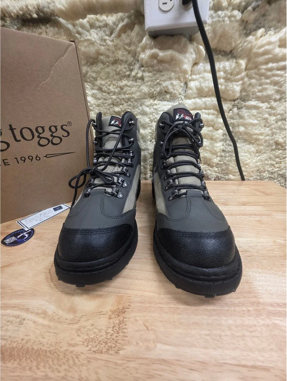 FROGG TOGGS MEN’S HELLBENDER FISHING WADING BOOT CLEATED SOLE SIZE 11